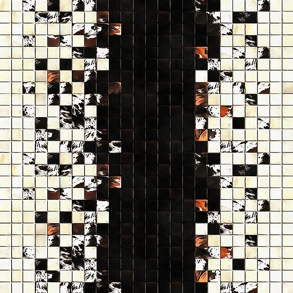 Square Tiles Ceramic Mosaic Pattern Sienna Accent by Taiche Acrylic Art Square Tiles Ceramic Mosaic Pattern Sienna Accent by Taiche Acrylic Art